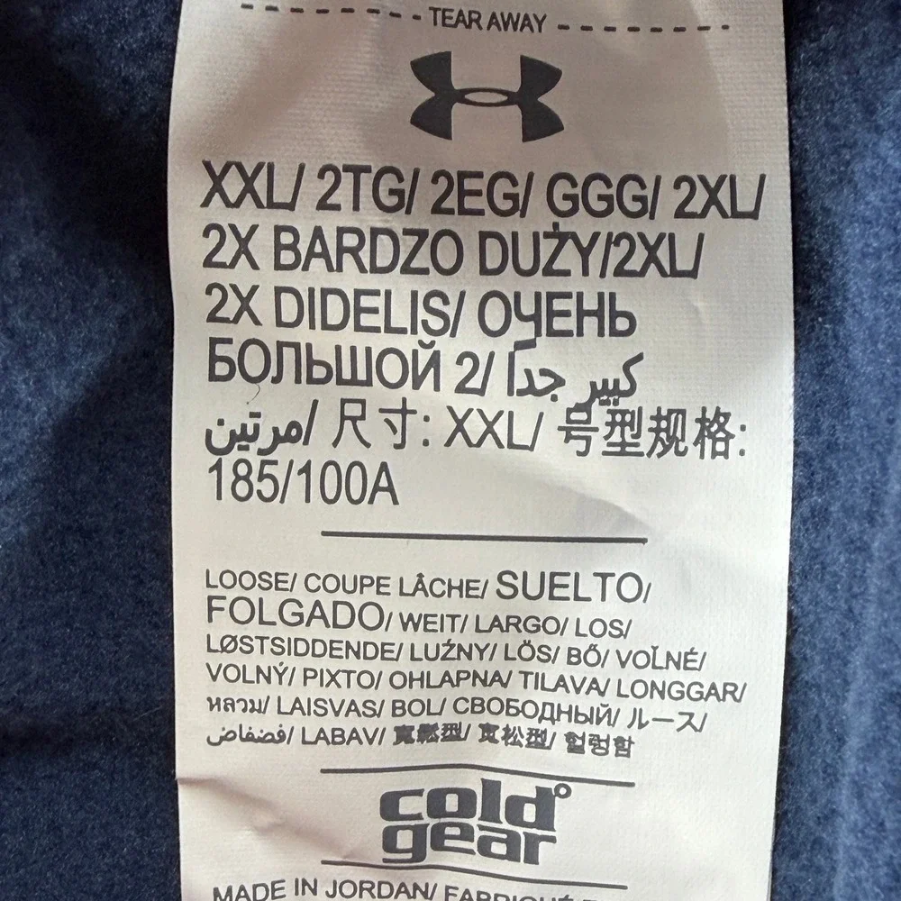 Ryder Cup Under Armour Pullover Mens XXL Blue PGA Golf 1289217 EUC